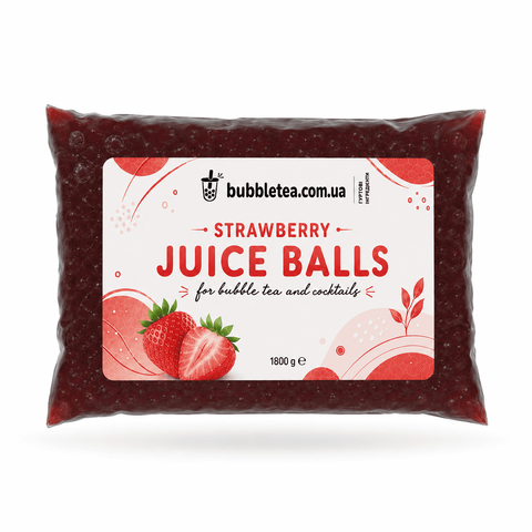 Перлини Полуниця 1.8 кг ТМ Bubble Tea PB008 фото
