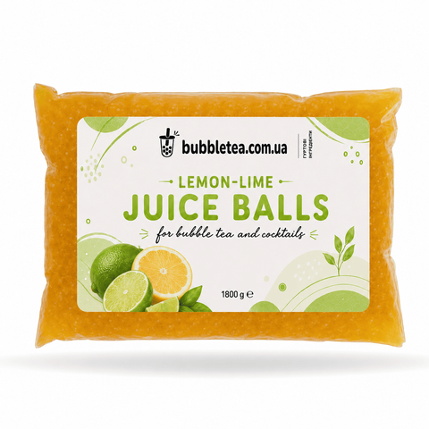 Перлини Лимон-Лайм 1.8 кг ТМ Bubble Tea PB028 фото